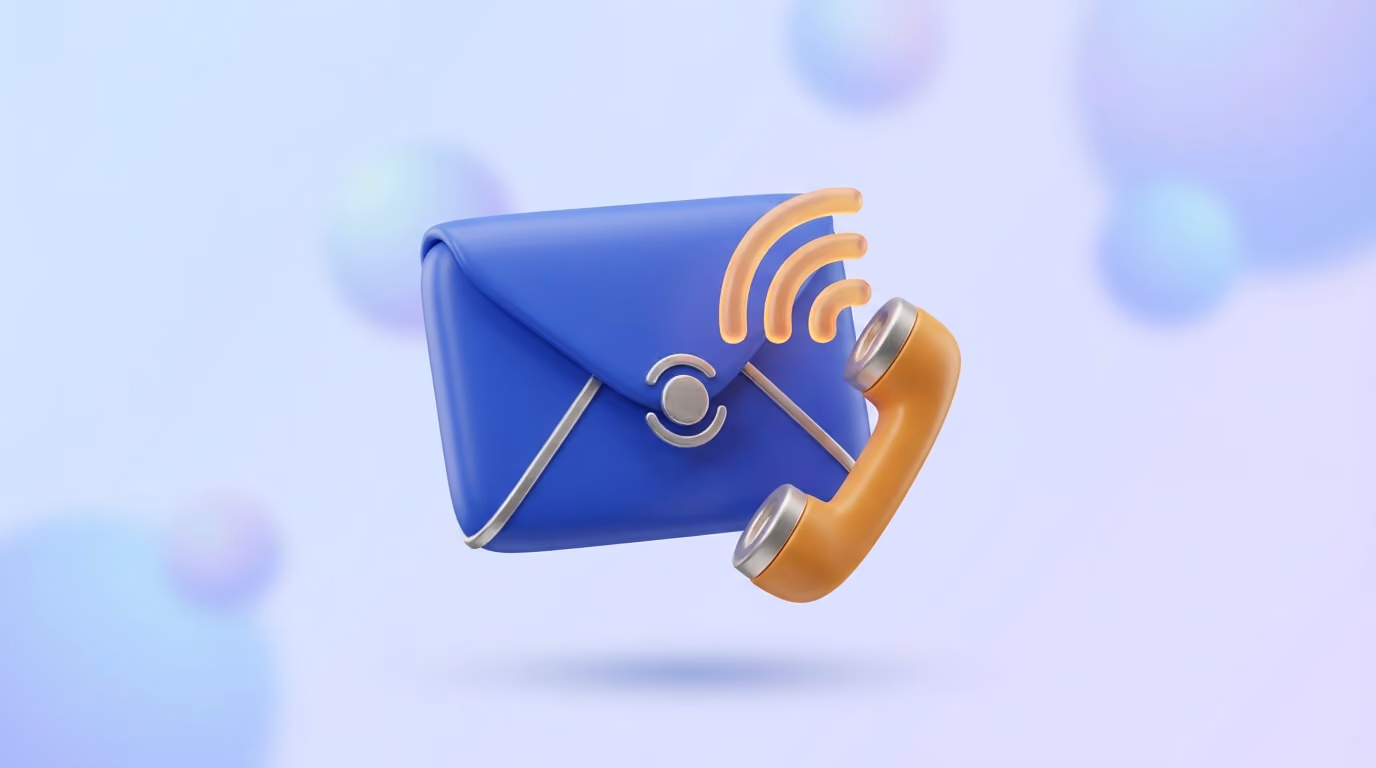A 3D envelope and document icon, representing a written request sent to a previous employer